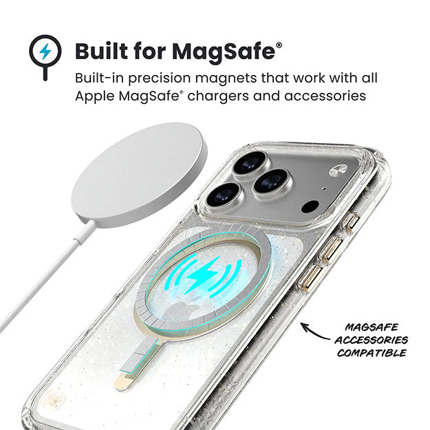Speck Presidio Lux Glitter Case With MagSafe For iPhone 17 PRO MAX