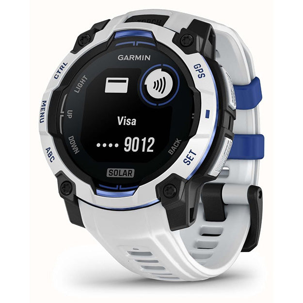 Garmin Instinct 3 Supernova 45mm Solar Rugged GPS Watch (Limited Edition) - Whitestone With Whitestone Band
