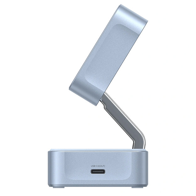 UGreen 25W Qi2 MagFlow 2-in-1 Magnetic Wireless Charger - Blue