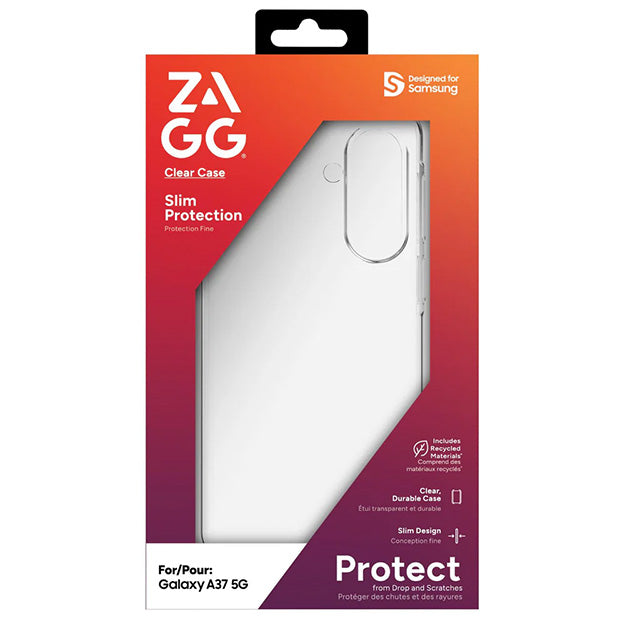 ZAGG Clear Case For Samsung Galaxy A37 - Clear