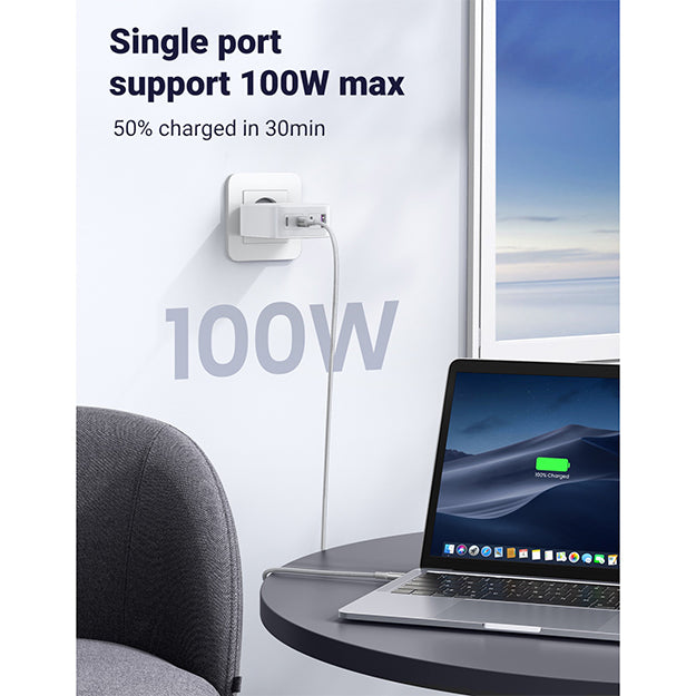 UGreen 4 Port GaN PD Home Charger – 100W