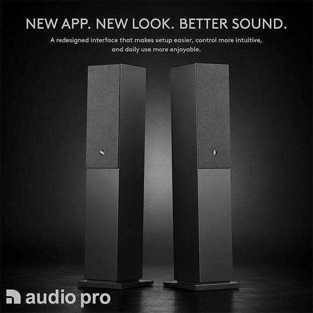 Audio Pro A48 W Multiroom Stereo Speakers (WiFi & Bluetooth)