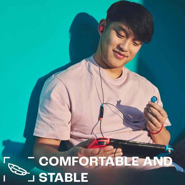 JBL Quantum 50N Wired In-Ear Gaming Headset With Volume Slider And Mic Mute - Black