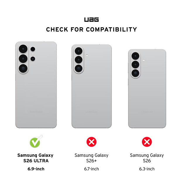 UAG Dot Rugged Case For Samsung Galaxy S26 ULTRA - Black