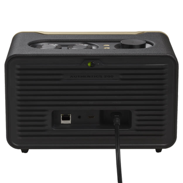 JBL Authentics 200 Retro Style Smart Home WiFi Speaker - Black