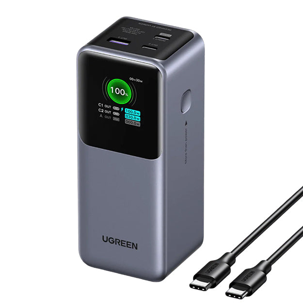 UGreen 20 000mAh 130W Nexode Power Bank - Space Grey