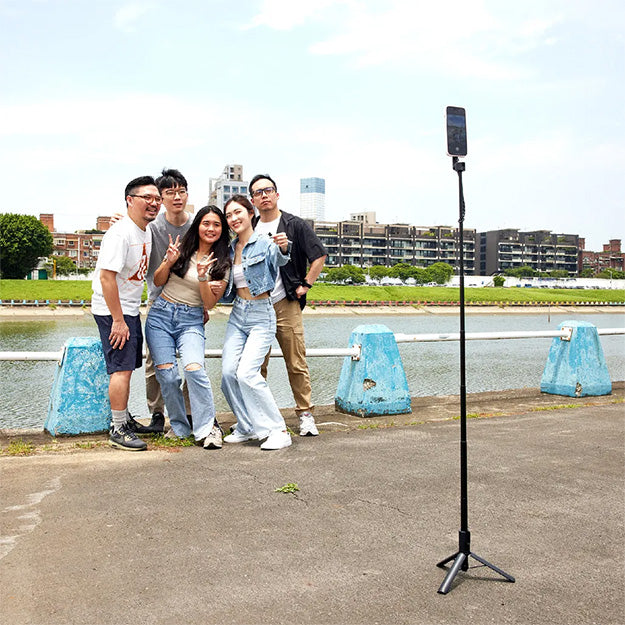Adam Elements SELFIE Pro Wireless Bluetooth Tripod Selfie Stick & LED Light - Black
