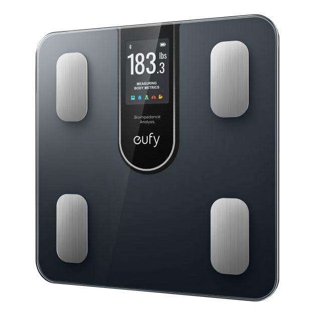 Eufy C20 Body Analysis Smart Scale (16 Key Body Metrics) - Black