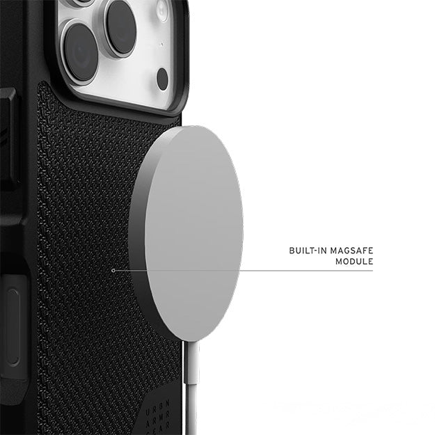 UAG Metropolis Lt MagSafe Case For Apple iPhone 18 PRO MAX / 17 PRO MAX - Kevlar Black