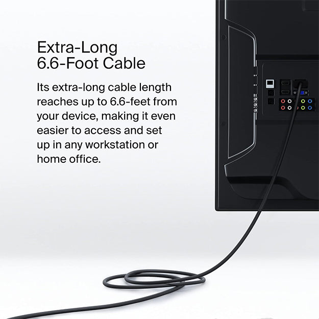 Belkin USB-C To Display Port 1.4 Cable 1.8 Meter Cable - Black