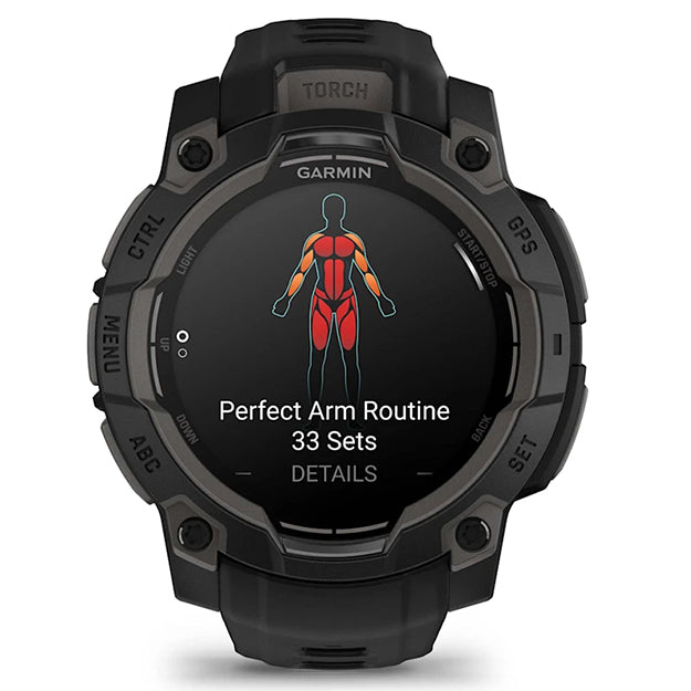 Garmin Instinct 3 Series 50mm Rugged GPS Adventure Watch (AMOLED)