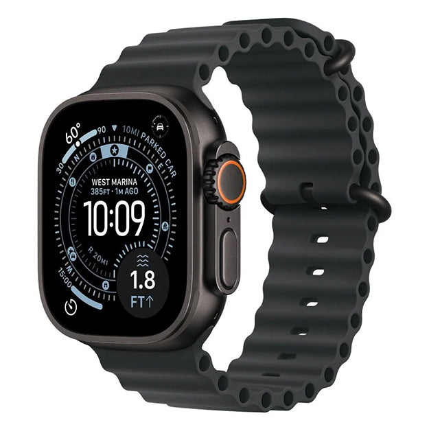 Apple Watch Ultra 3 GPS + Cellular 49mm Black Titanium Case with Black Ocean Band (Pre-Owned)