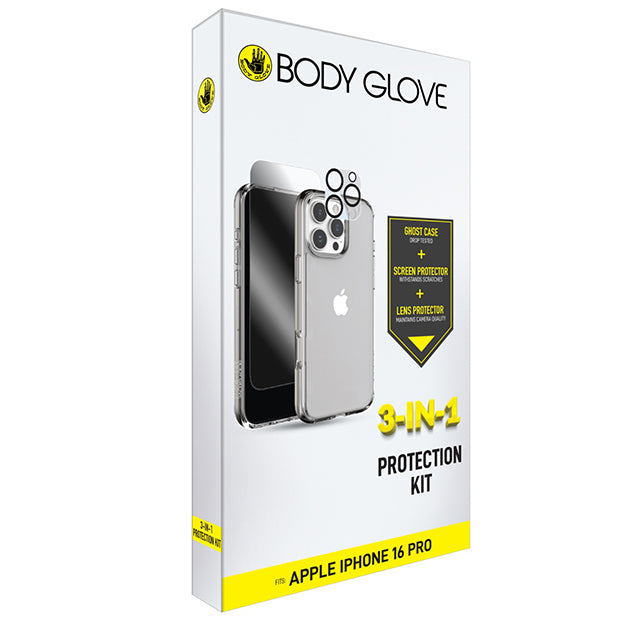 Body Glove 3-In-1 Protection Bundle For iPhone 16 Pro
