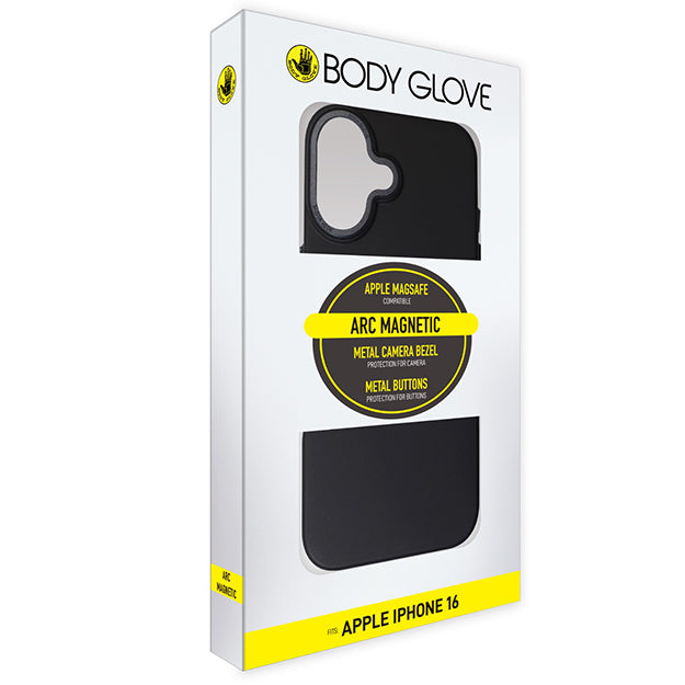 Body Glove Arc Magnetic Case For iPhone 16 – Black