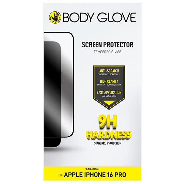 Body Glove Tempered Glass Screen Protector For iPhone 16 Pro / 17 / 17 Pro