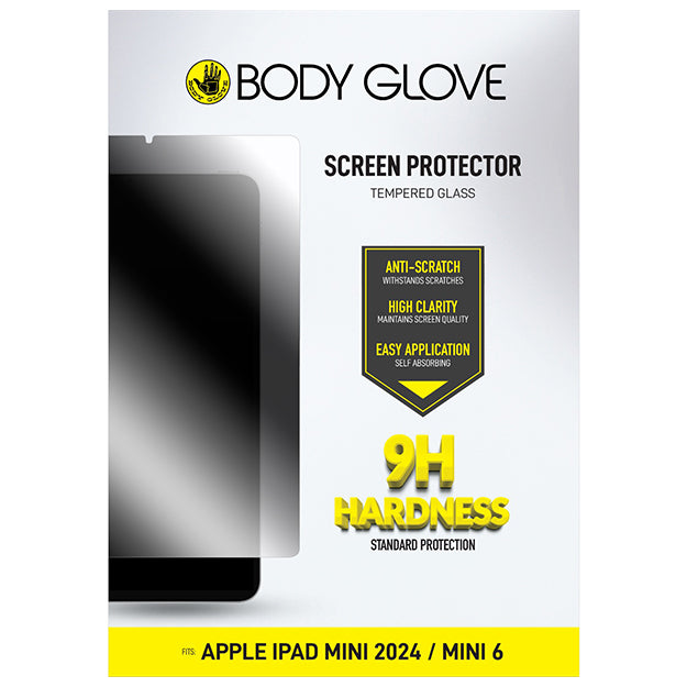 Body Glove Tempered Glass Screen Protector For iPad Mini(2024)/iPad Mini 6