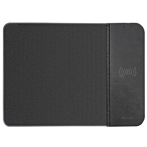 Body Glove Mouse Pad With Wireless Charger - Black