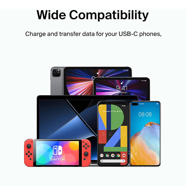 Belkin BoostCharge USB-C To USB-C Cable 1m Length(2-Pack) - White