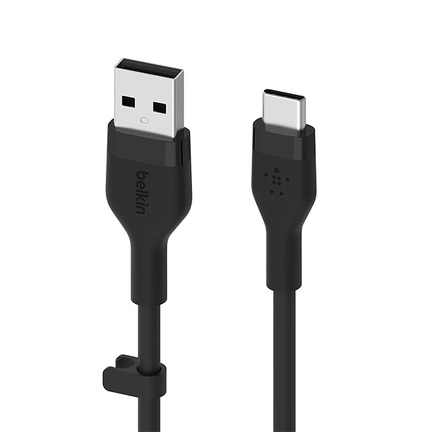 Belkin Boostcharge Flex USB-A to USB-C Silicone Cable 2 Meter - Black