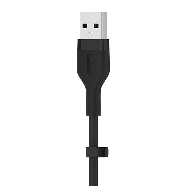 Belkin Boostcharge Flex USB-A to USB-C Silicone Cable 2 Meter - Black