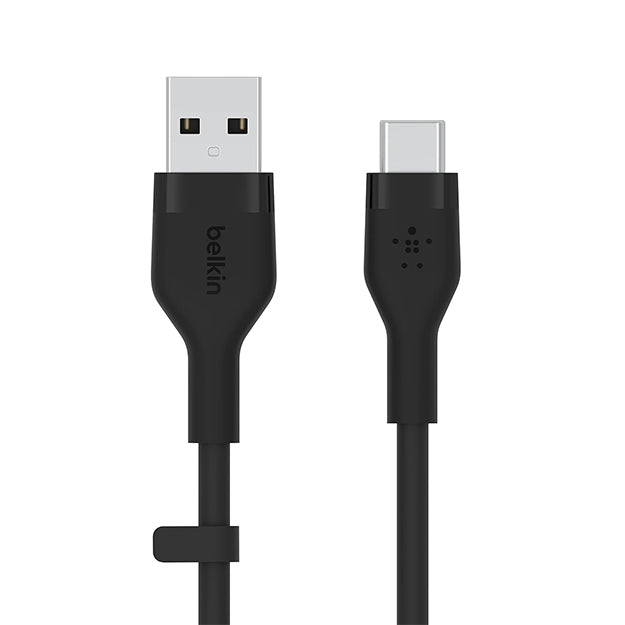Belkin Boostcharge Flex USB-A to USB-C Silicone Cable 2 Meter - Black