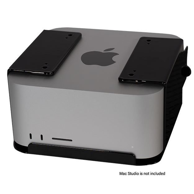 Sonnet MacCuff Studio Steel Bracket - Black (To Mount And Secure A Mac Studio Under A Desk Or To The Wall)