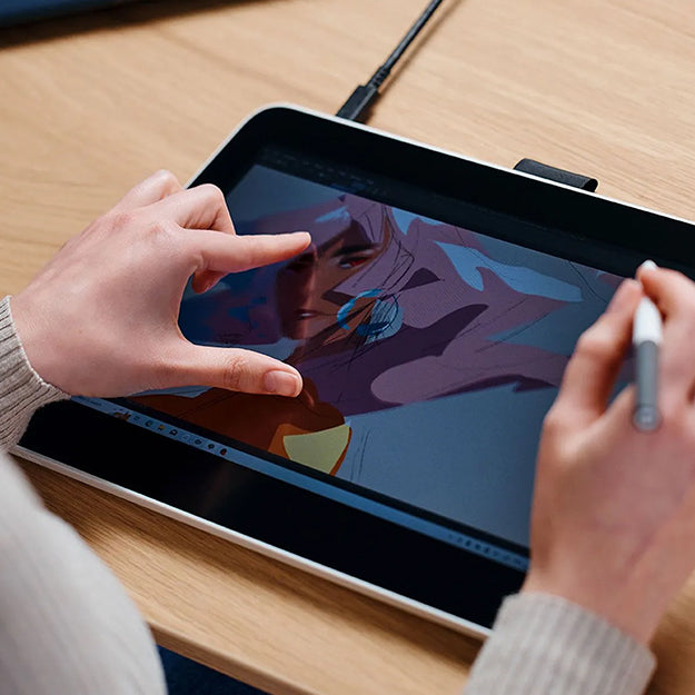 Wacom One 13 Touch Pen Display (With 10 Finger Touch Functionality) - Black