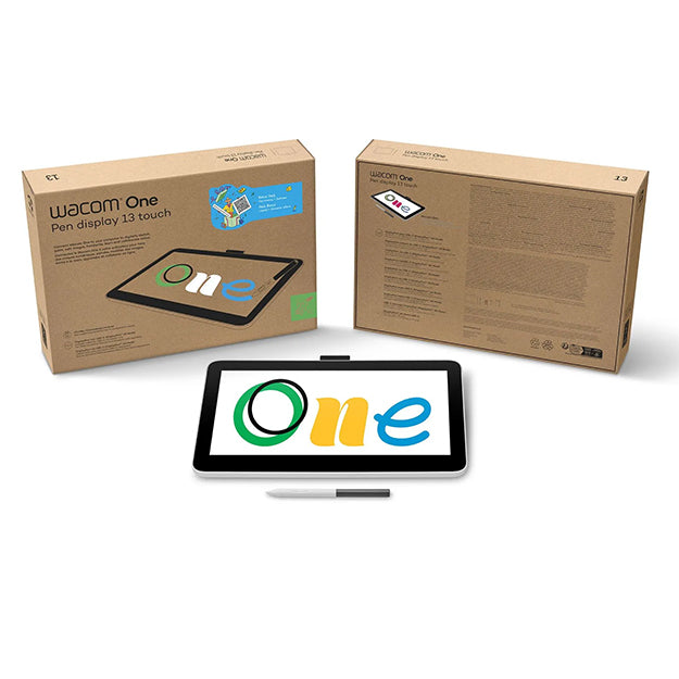 Wacom One 13 Touch Pen Display (With 10 Finger Touch Functionality) - Black