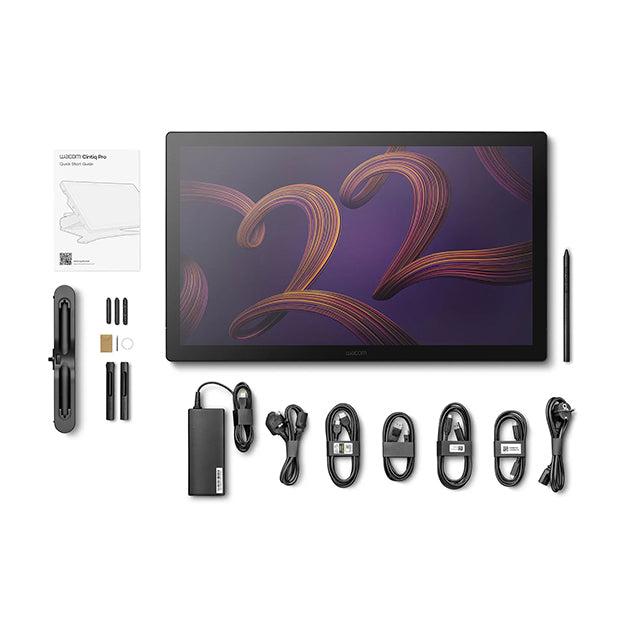 Wacom Cintiq Pro 22 Graphic Pen Display With Stand - Black