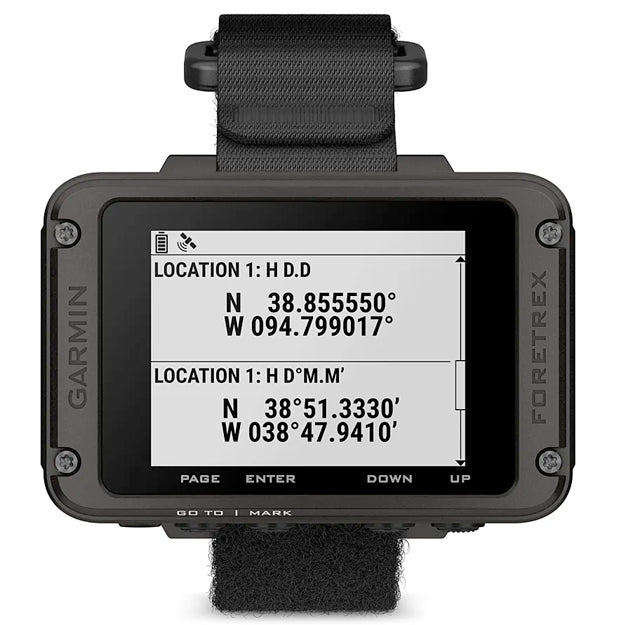 Garmin Foretrex 801 Wrist-Mounted GPS Navigator With Strap - Black