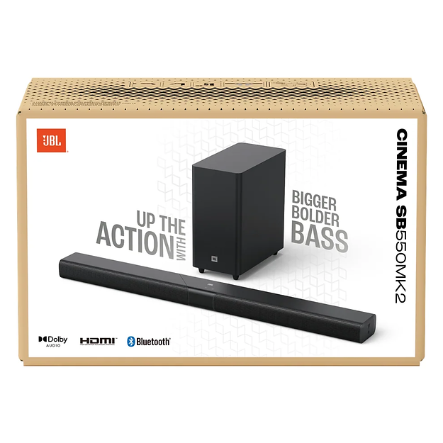 JBL Cinema SB550MK2 3.1 Channel Soundbar With Wireless Subwoofer - Black