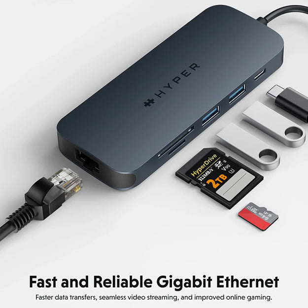 HyperDrive Next 8 Port USB-C Hub - Black