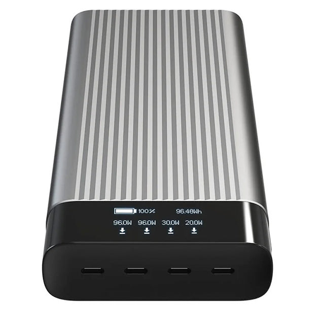 HyperJuice 245W USB-C 100Wh Battery Pack - Black & Silver