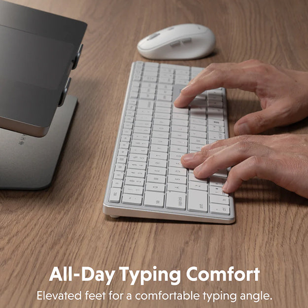 Hyper HyperSpace Bluetooth Wireless Keyboard - White — Shop and Ship Online
