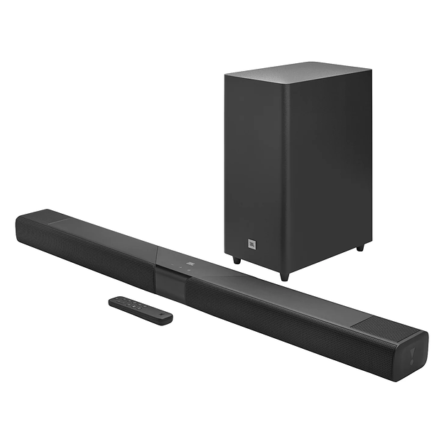 JBL Cinema SB595MK2 3.1.2 Channel Dolby Atmos Soundbar With 6.5" Wireless Subwoofer - Black