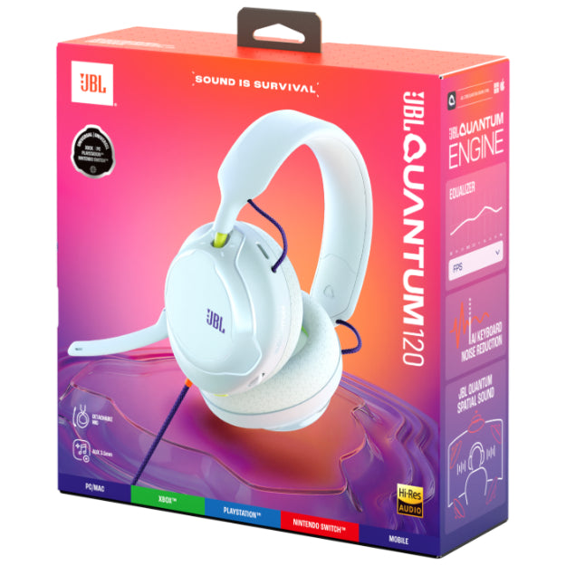 JBL Quantum 120 Wired Over-Ear Multiplatform Gaming Headset