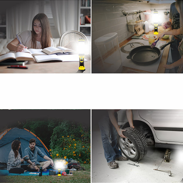 LitePro 15-Watt Rechargeable Multifunction Work And Emergency Light 1500 Lumens - Yellow