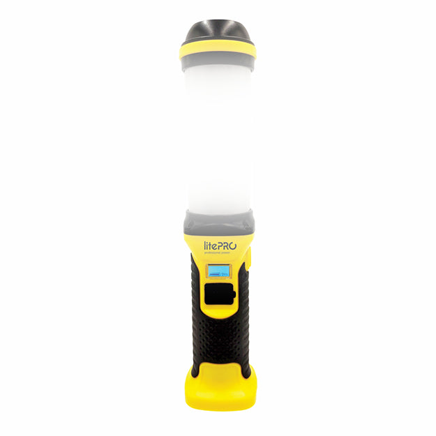 LitePro 15-Watt Rechargeable Multifunction Work And Emergency Light 1500 Lumens - Yellow