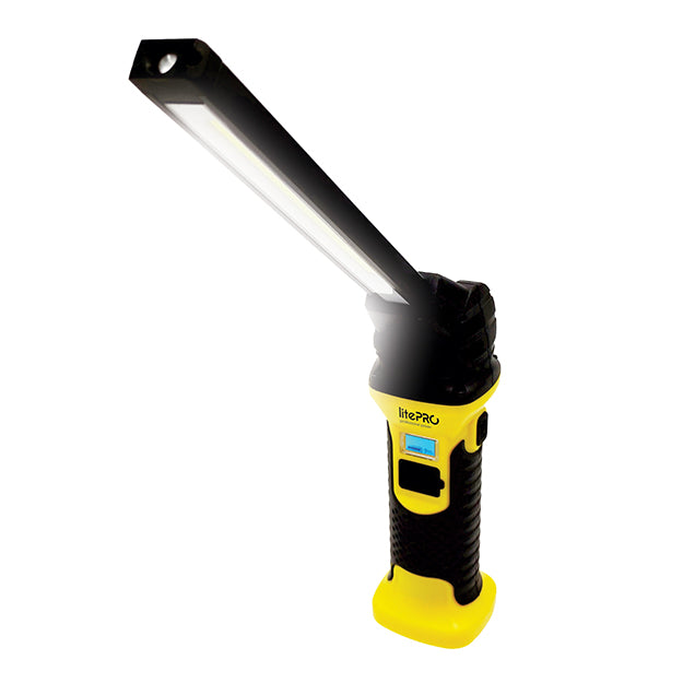 LitePro 20-Watt Rechargeable Multifunction Work & Emergency Light 1500 Lumens - Yellow