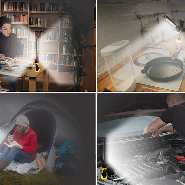 LitePro 20-Watt Rechargeable Multifunction Work & Emergency Light 1500 Lumens - Yellow