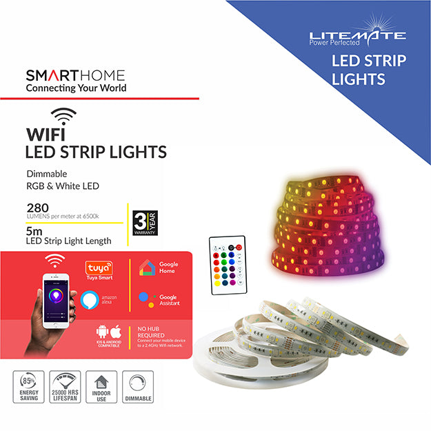 LiteMate Wi-Fi Smarthome Strip Light 5M With Remote Control