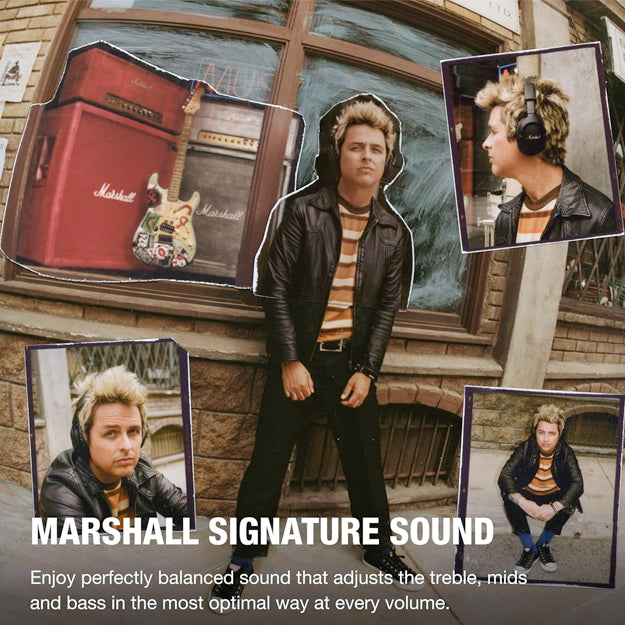 Marshall Monitor III A.N.C Active Noise Cancelling Bluetooth Over-Ear Headphones - Black