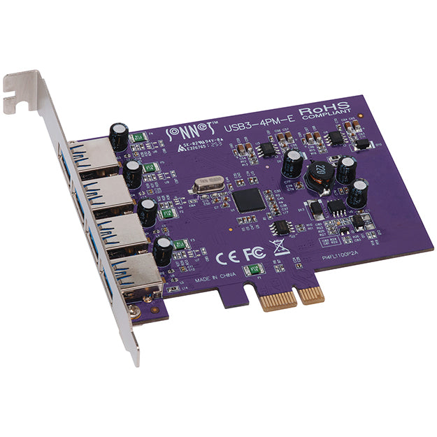 Sonnet Allegro Type A USB 3.2 5Gbps 4-Port PCIe Card