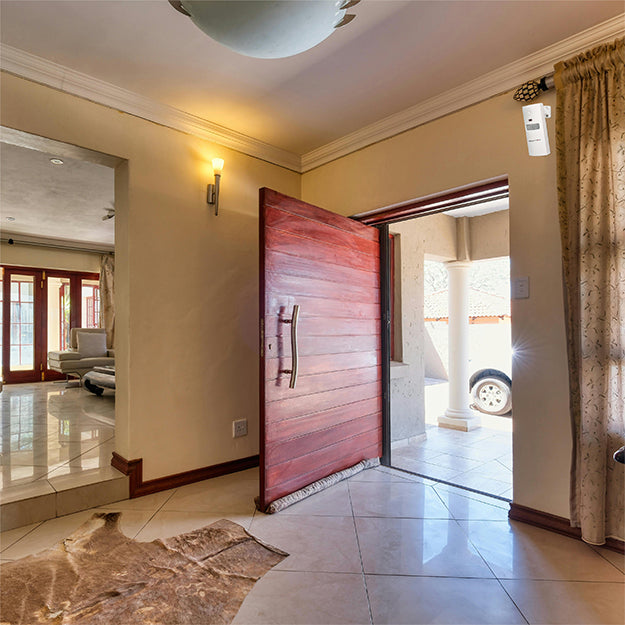 SecurityMate Wireless Motion Sensor With 2 Remote Controls - White