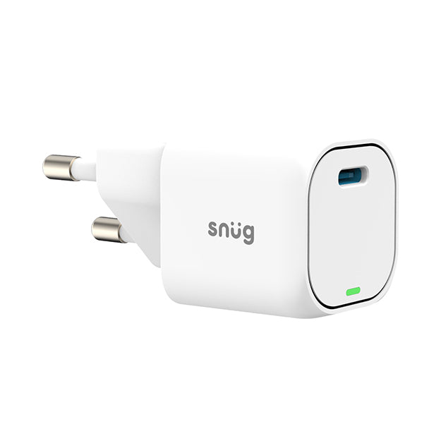 Snug 1 Port Mini PD Home Charger 25W – White