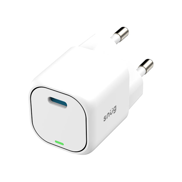 Snug 1 Port Mini PD Home Charger 25W – White