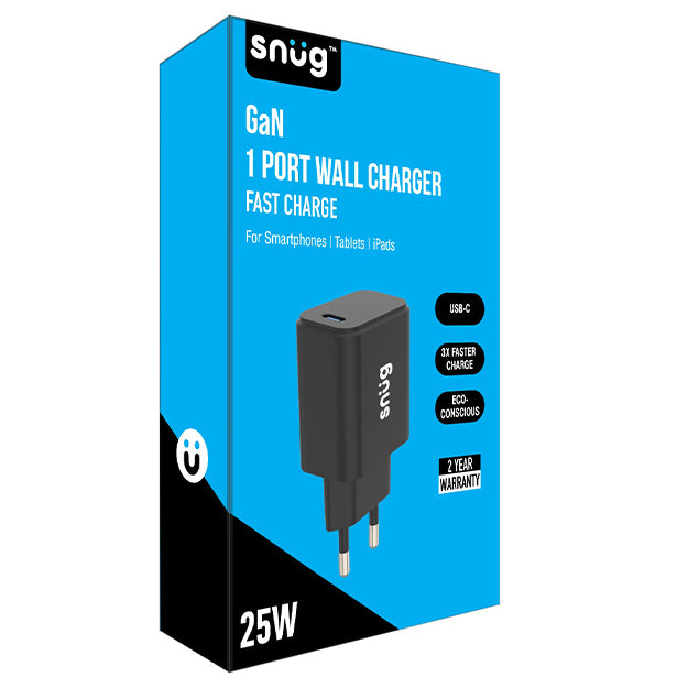 Snug 1 Port Mini PD Home Charger 25W