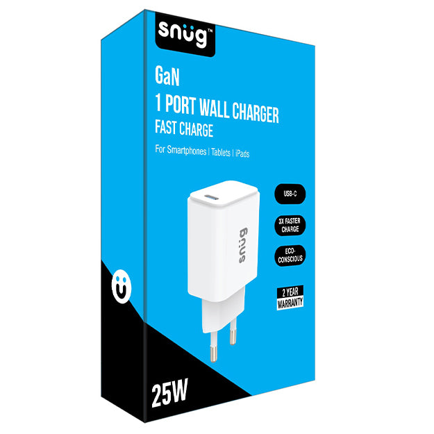 Snug 1 Port Mini PD Home Charger 25W