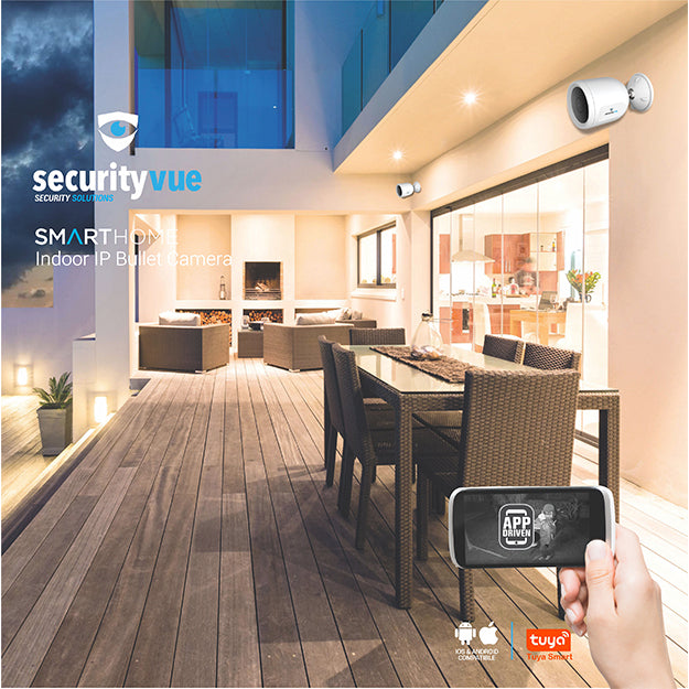 SecurityVue Smart Home Indoor IP Bullet Camera - White