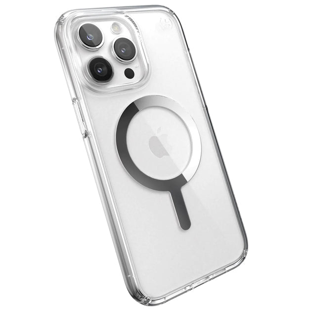 Speck Presidio Perfect-Clear Custodia per One Plus 8 5G - Dorato Glitter/Clear Speck Presidio Perfect-Clear Custodia per One Plus 8 5G - Dorato Glitter/Clear